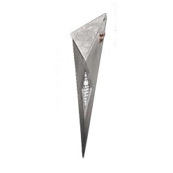 Modern Gray Patchwork Mezuzah Case | Mezuzahs | Judaica